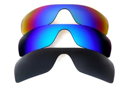 Galaxylense replacement for Oakley Batwolf Black&Blue&Green& 3PAIRS